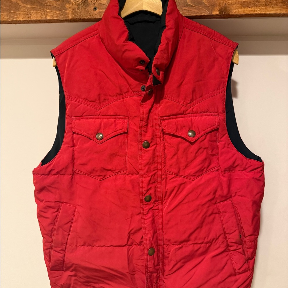 Polo by Ralph Lauren Red Quilted Vest